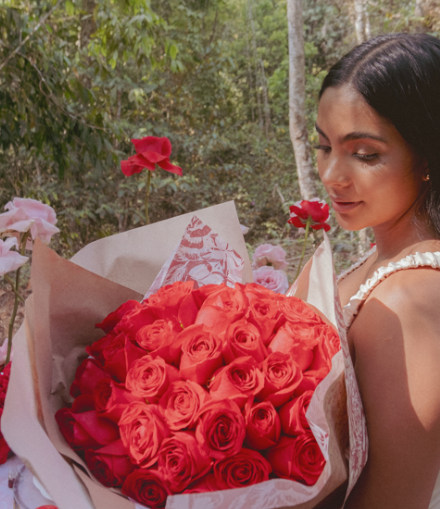 Bouquet de Rosas con elección a tamaño y color EMMA